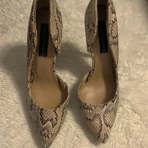 Steve Madden Snake Print Heels